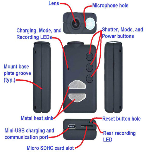 ★ Mobius ActionCam Full HD Sports Camera 1080P 30FPS 720P 60FPS Pocket Camcorder 85010009