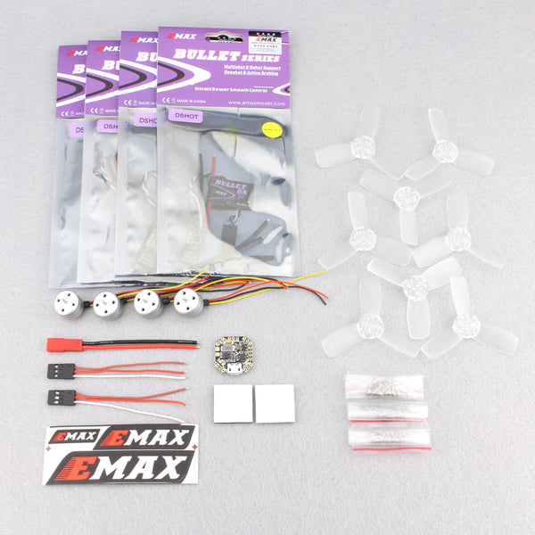 EMAX F3 Femto 6A Bullet BLHeli_S ESC RS1104 5250KV Motor T2345 Propeller Power System Combo