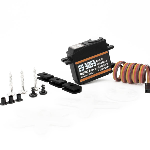 Emax ES3053 17g 3.5kg 0.13sec 23T Plastic Gear Digital Servo For RC Airplane ES3153 upgrade