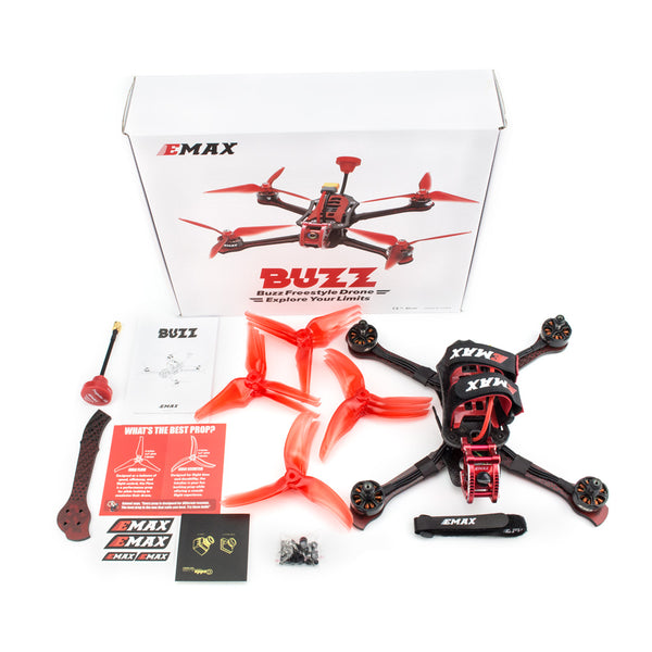 Emax Buzz 245mm-5-inch F4 1700KV 5-6S - 2400KV 4S Freestyle FPV Racing Drone PNP(Without Receiver)