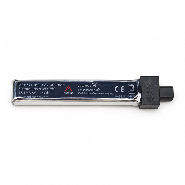 EMAX 1S  EM2.0 300mAh HV LiPo Battery 75C 3.8V