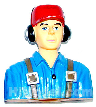 ★L85×W44×H100mm Aeroplane 1-6 Scale Pilot for RC Airplane Jet Blue HY031-00403