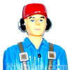 ★L85×W44×H100mm Aeroplane 1-6 Scale Pilot for RC Airplane Jet Blue HY031-00403