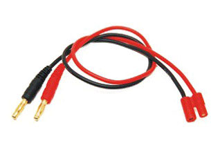 ★L009 3.5mm male connector to 4.0mm banana plug with 16AWG silicone wire L=30CM