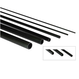 Carbon fiber Tube 8.0 x 6.0 x 1000 mm (round)