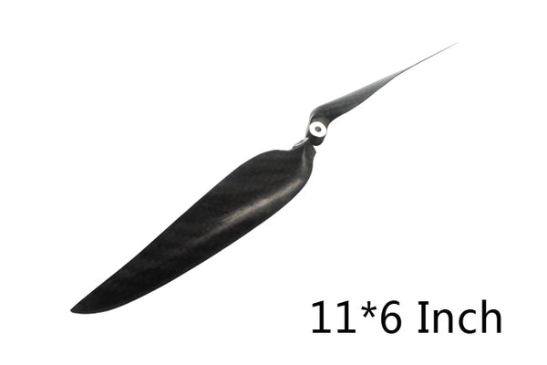 1160 11×6 Inch CF Carbon Fiber Folding Propeller For RC Airplane（APC）