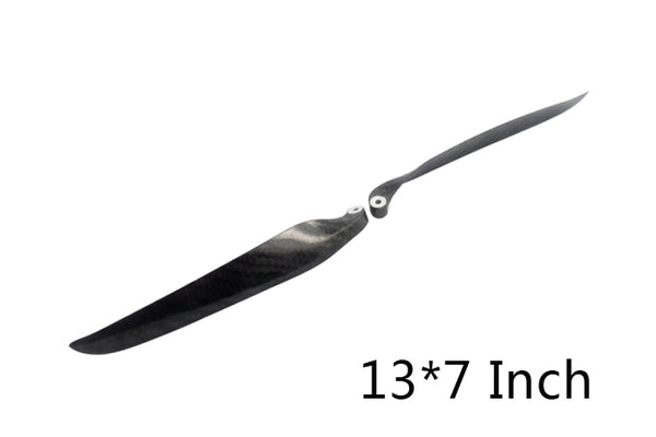 1370 13×7 Inch CF Carbon Fiber Folding Propeller For RC Airplane (APC)