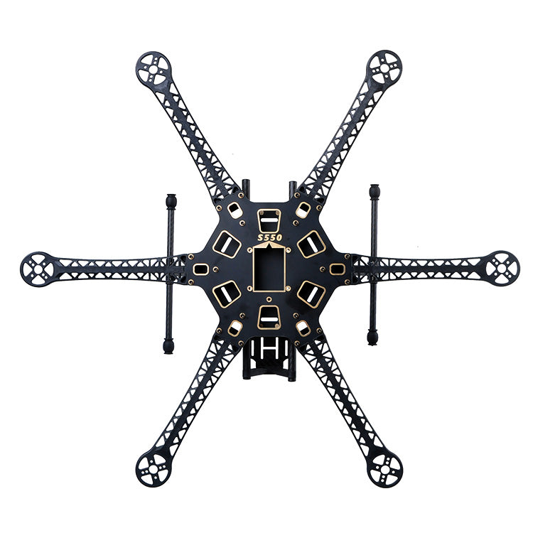 ★HMF S550 F550 Hexacopter Frame Kit Soldered Center Plate with Gopro Gimbal FPV Combo