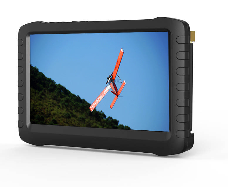 TE968H 5 Inch FPV 5.8G 8 Channels Vrx Wireless Mini DVR LCD Monitor-5.8G D US Plug