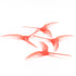 2 Pairs Emax AVAN Scimitar 5 Inch 5x2.6x3 3-blade RC Drone FPV Freestyle Propeller Red suitable for EMAX Buzz Drone