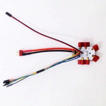 ★6 Axis Electric Connection Plate Hex Power Distribution Board with XT60-connector