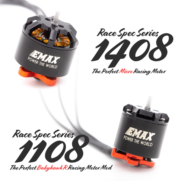 ★EMAX RS1408 2300KV-3600KV Brushless Motor For Micro FPV Racing Quad
